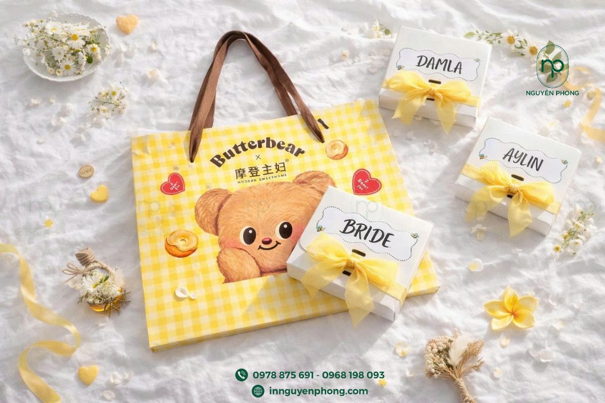 Mẫu  túi giấy đựng quà tặng sinh nhật